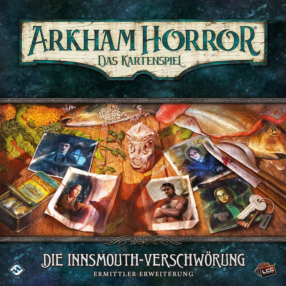 Arkham Horror: Das Kartenspiel - Die Innsmouth-Verschwörung Cover