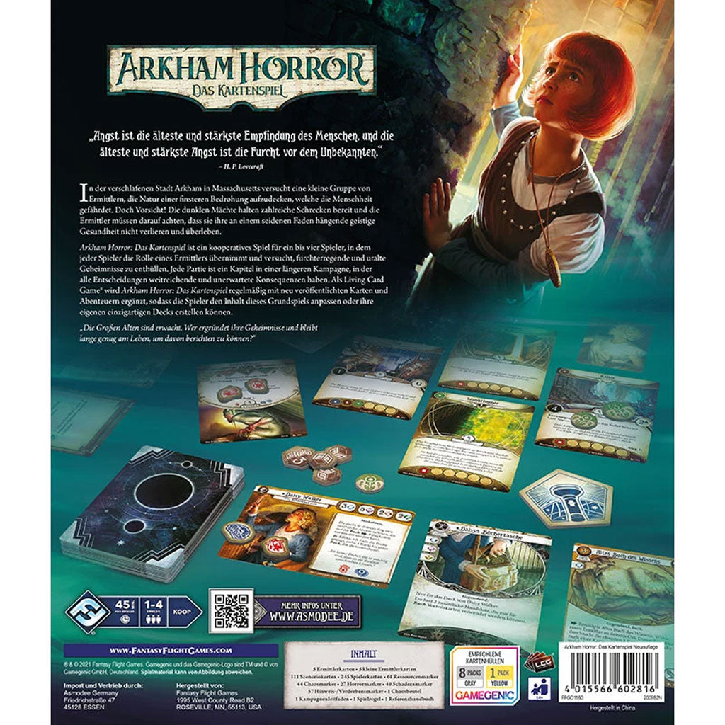 Arkham Horror: Das Kartenspiel Rückseite
