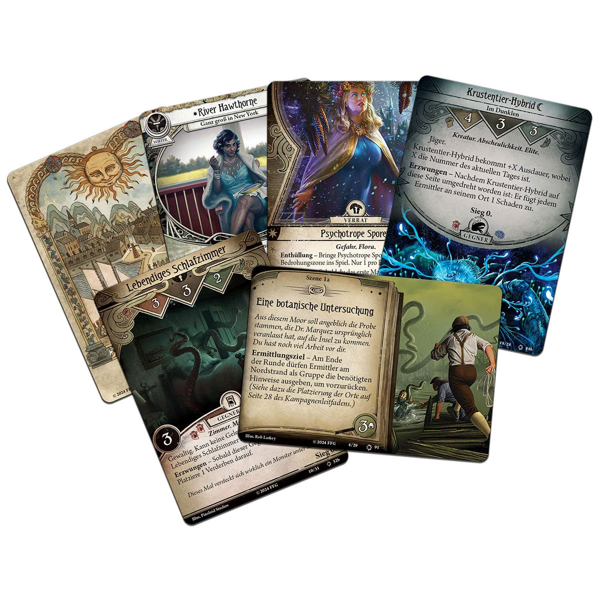 Arkham Horror: Das Kartenspiel – Das Fest von Hemlock Vale (Kampagnen-Erweiterung) Detail