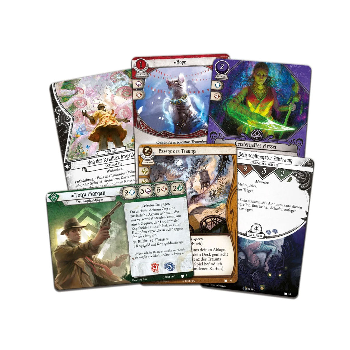 Arkham Horror: Das Kartenspiel - Die Traumfresser (Ermittler-Erweiterung) Detail