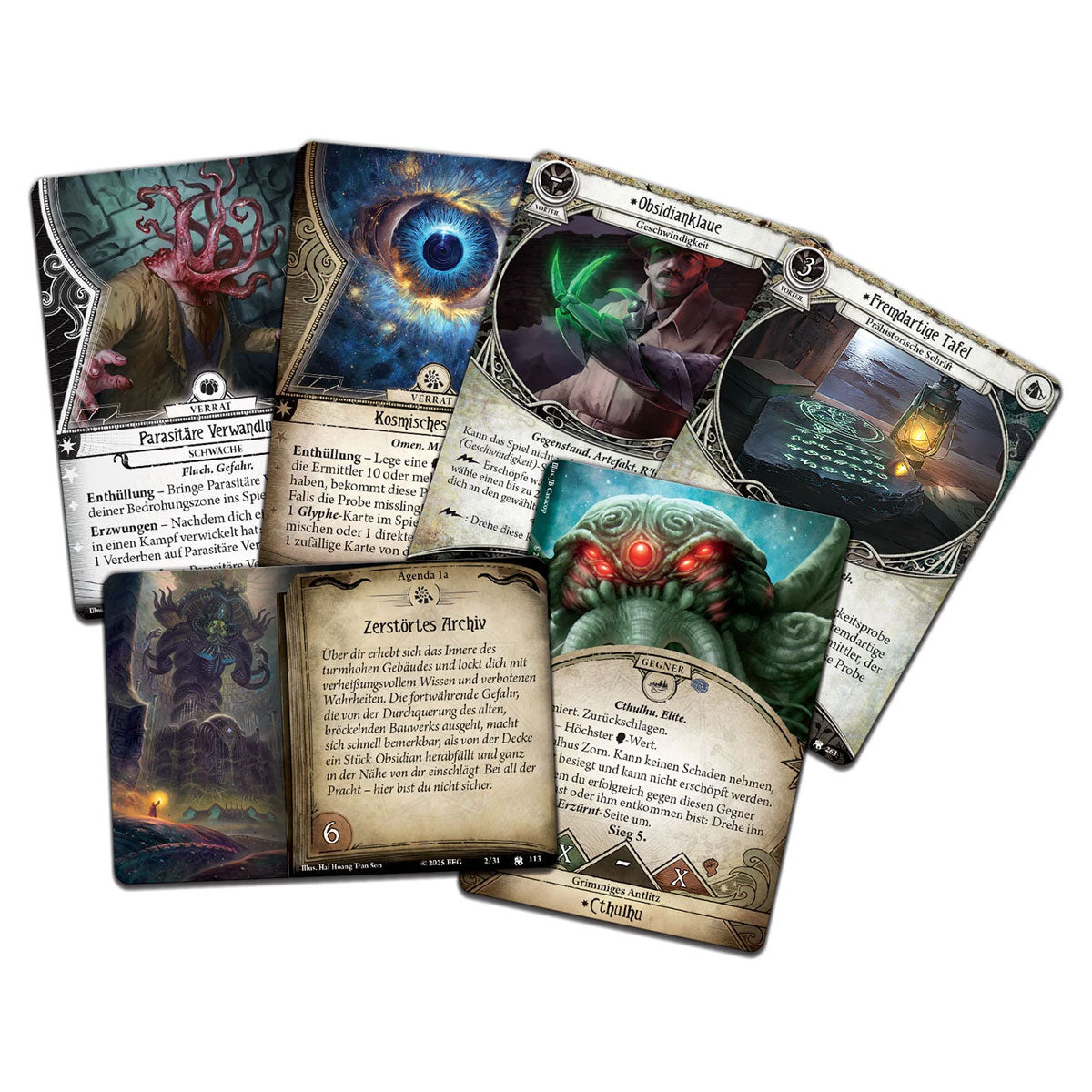 Arkham Horror: Das Kartenspiel – Die Versunkene Stadt (Kampagnen-Erweiterung) Detail