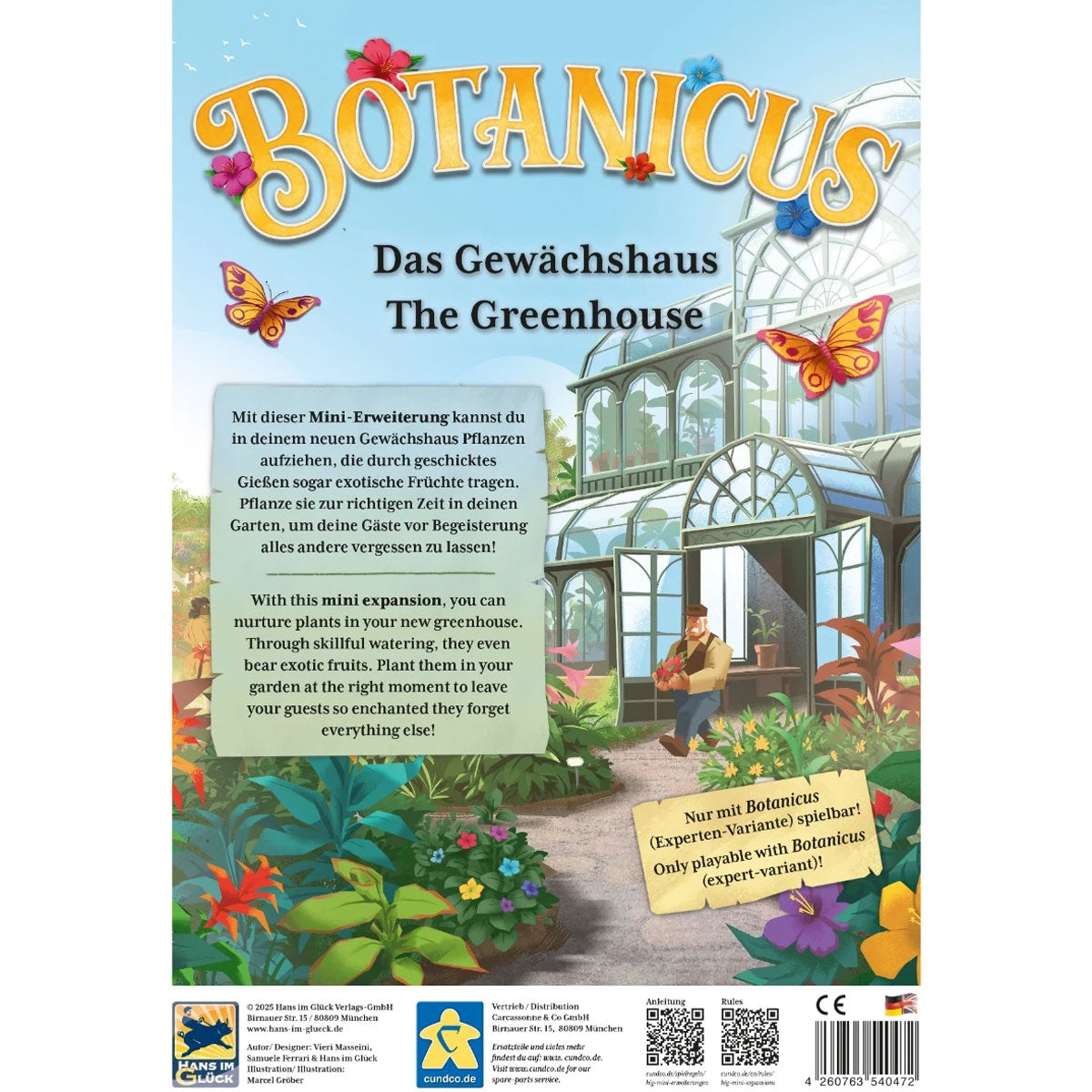 Botanicus: Das Gewächshaus Rückseite