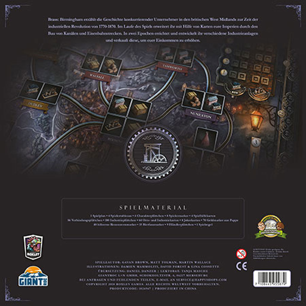 Brass: Birmingham Rückseite