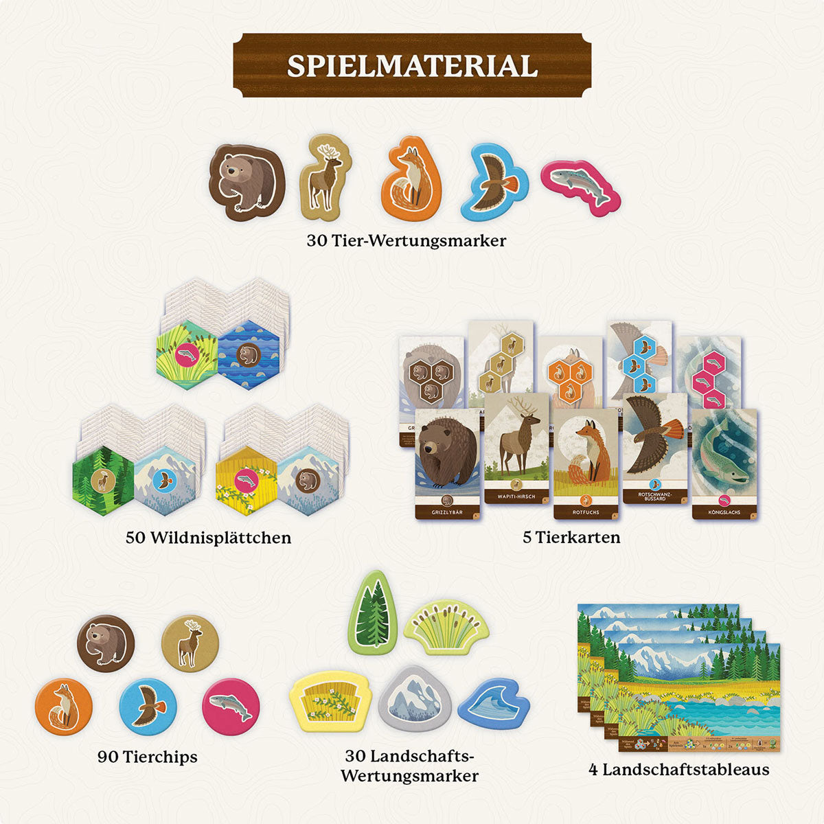 Cascadia Junior Spielmaterial