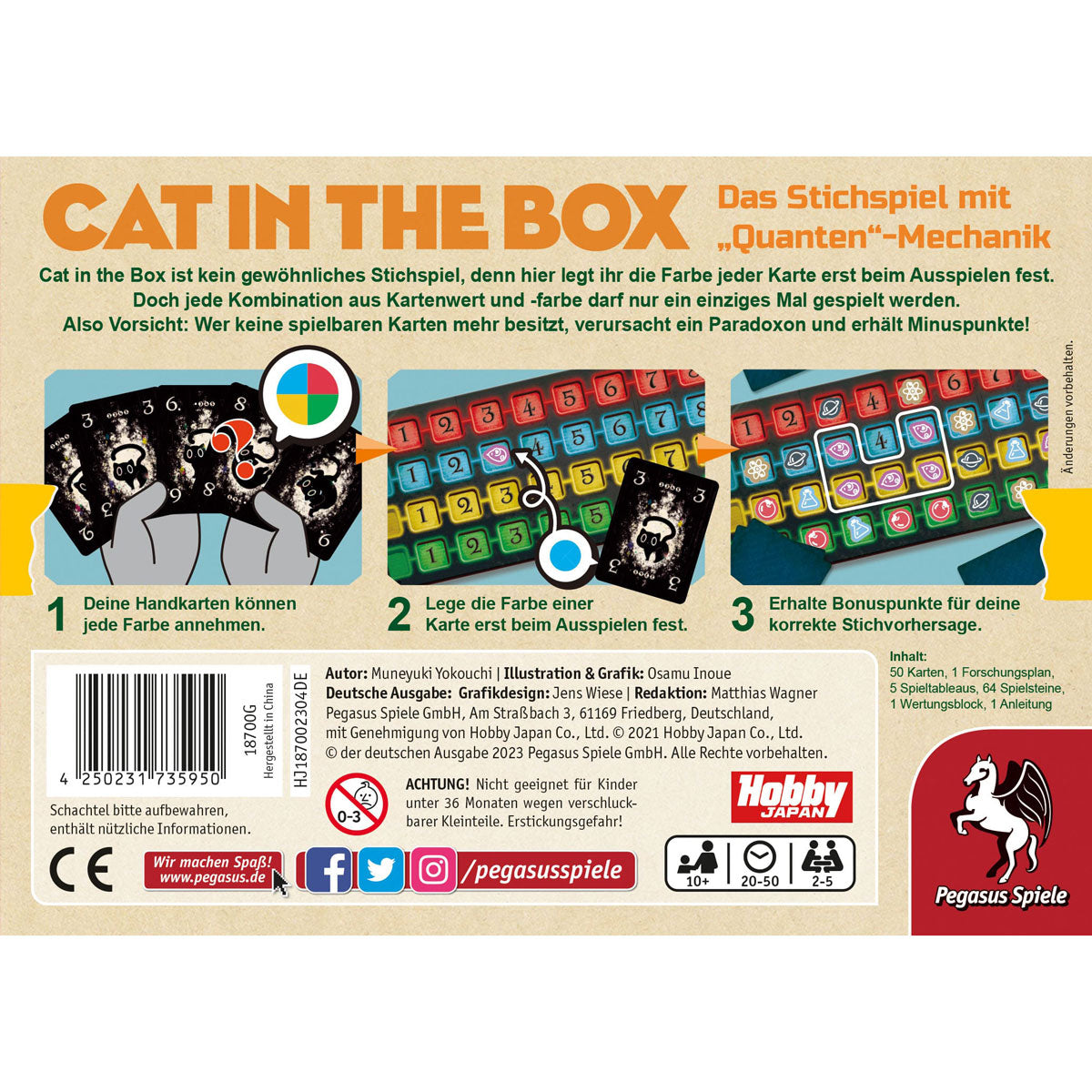 Cat in the Box Rückseite