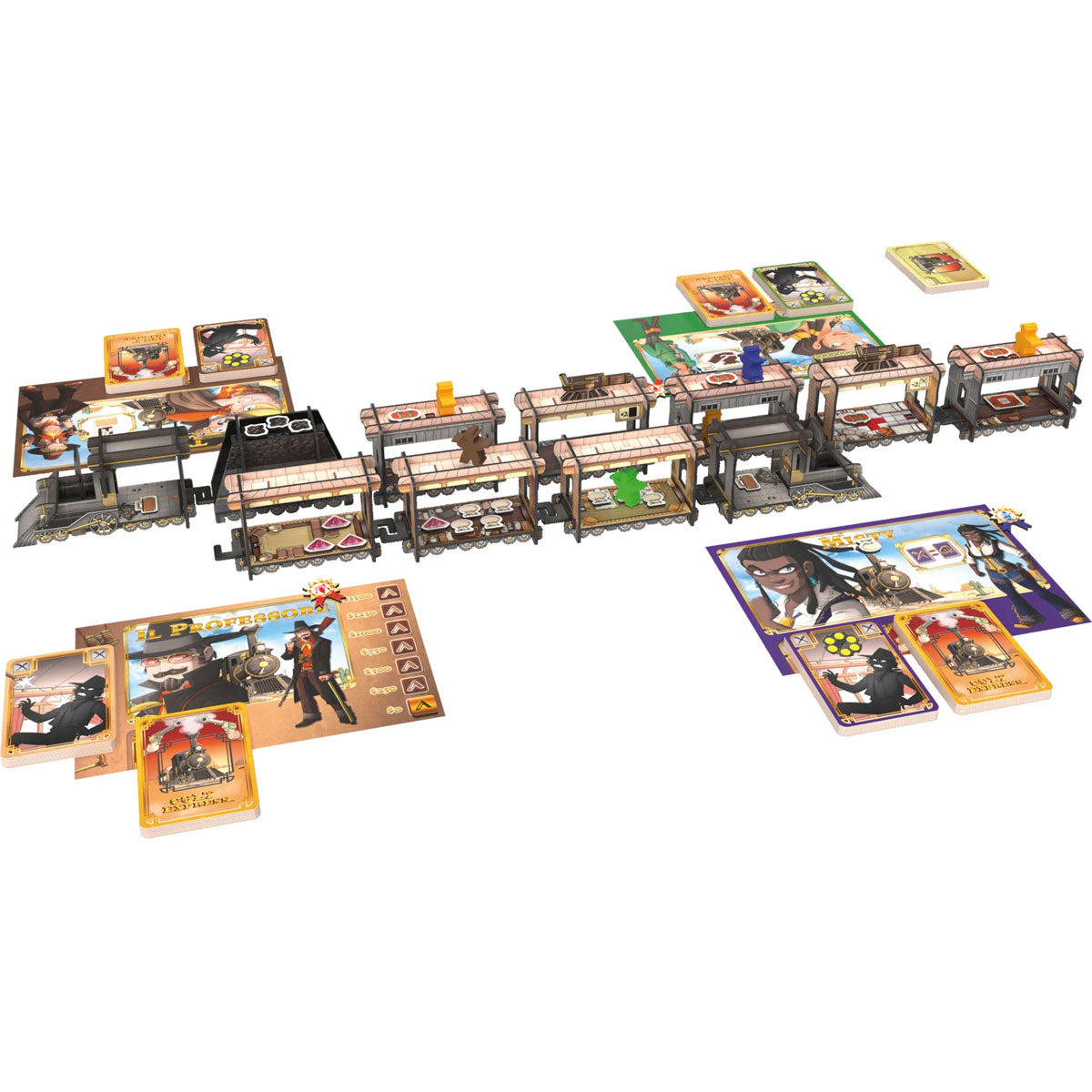 Colt Express: Gepanzerter Zug & Wachposten Detail