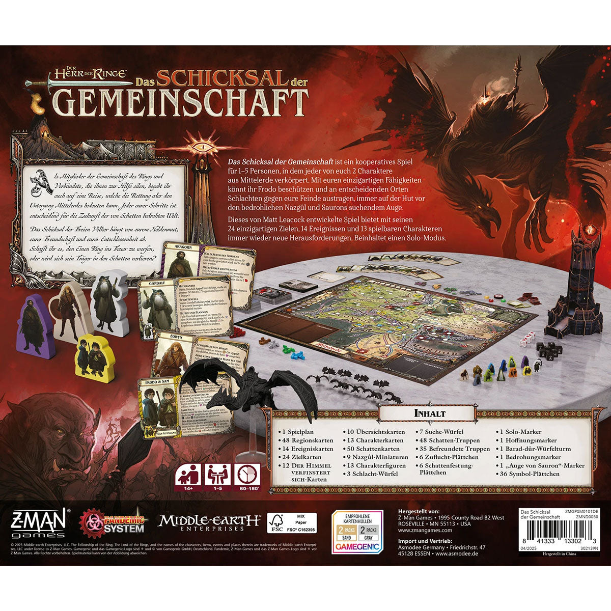 Der Herr der Ringe: Das Schicksal der Gemeinschaft Rückseite