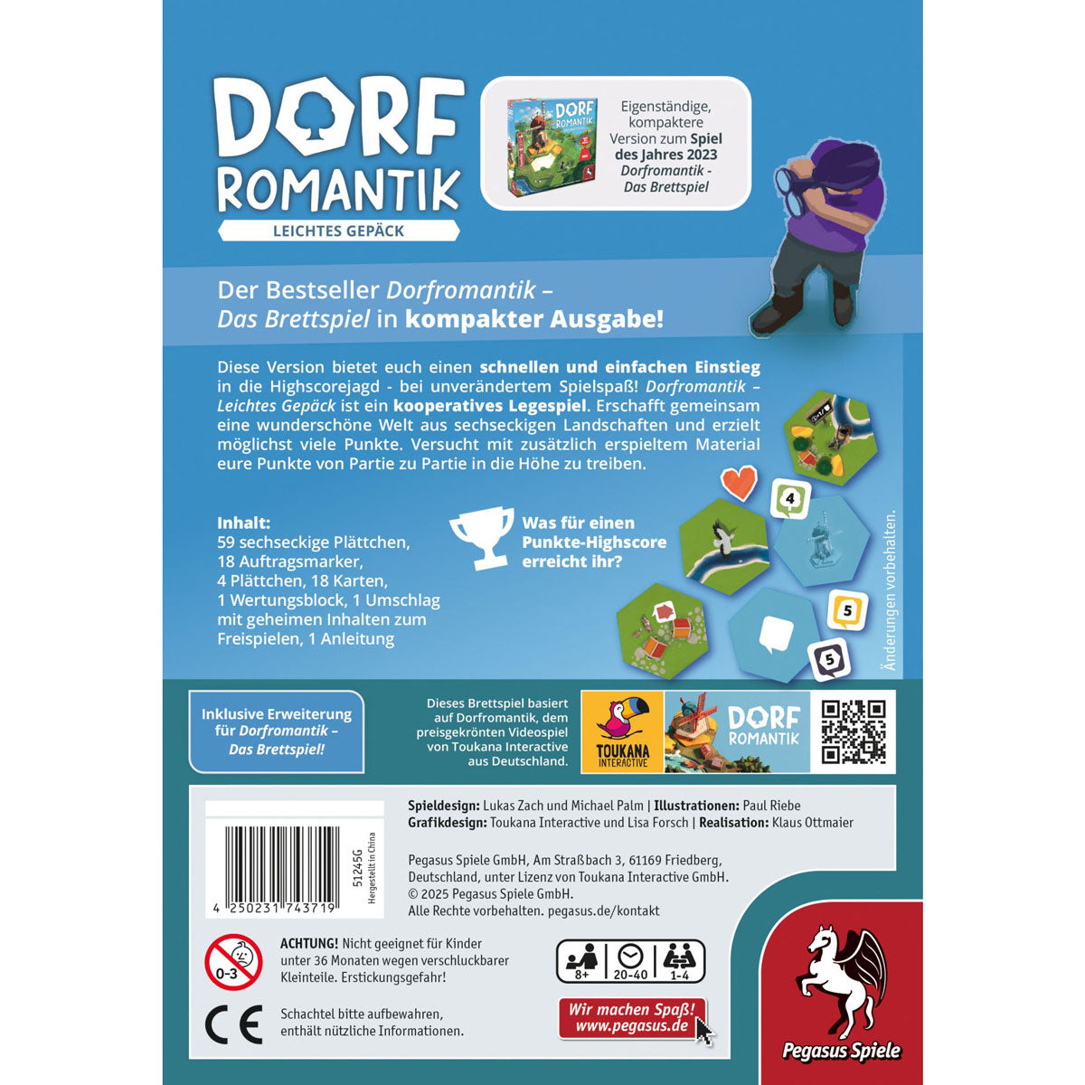 Dorfromantik - Leichtes Gepäck Rückseite