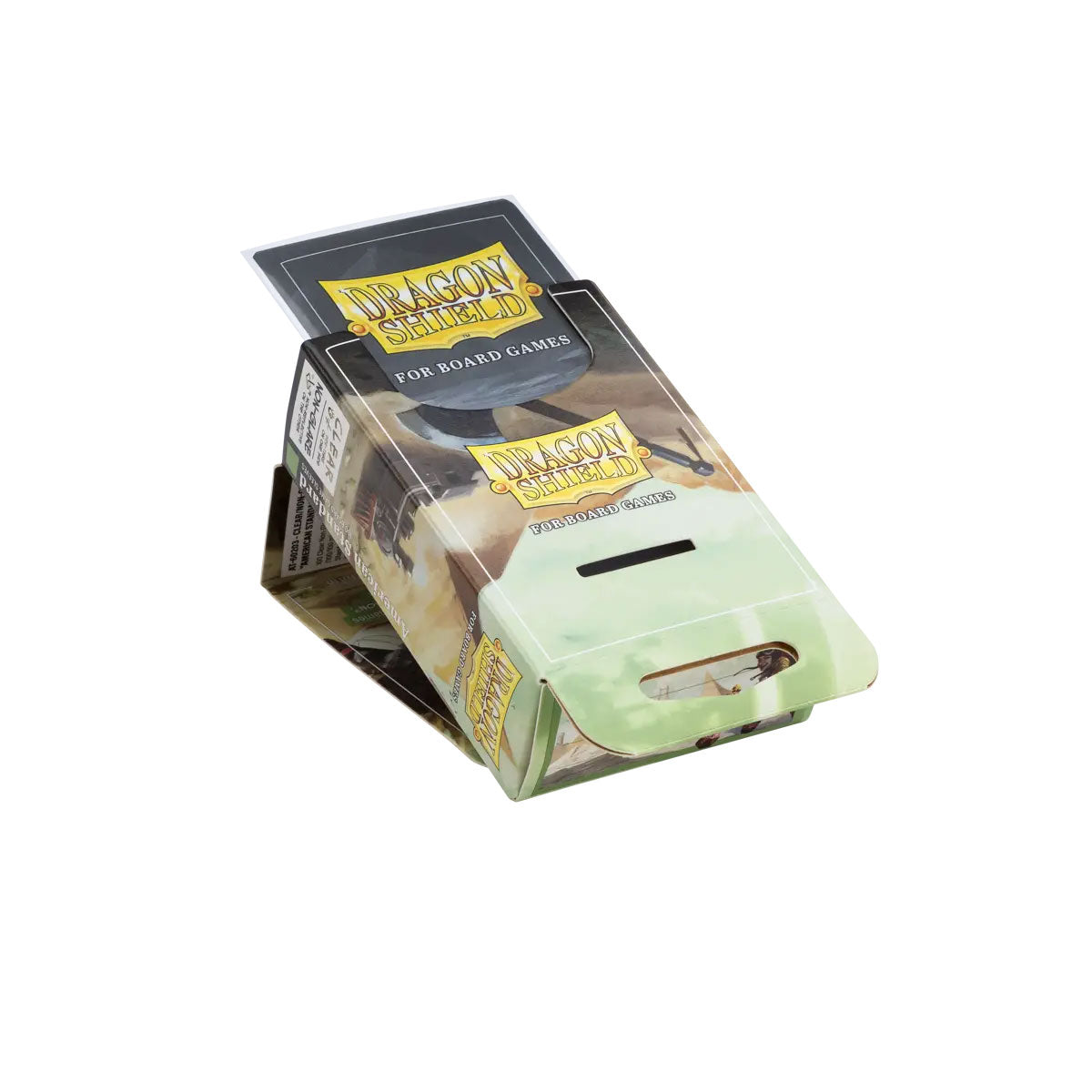 Dragon Shield Board Game Sleeves: American Standard - Clear/Non-Glare