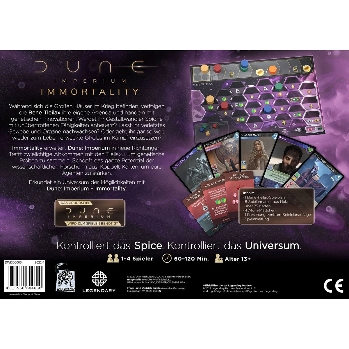 Dune: Imperium - Immortality Rückseite