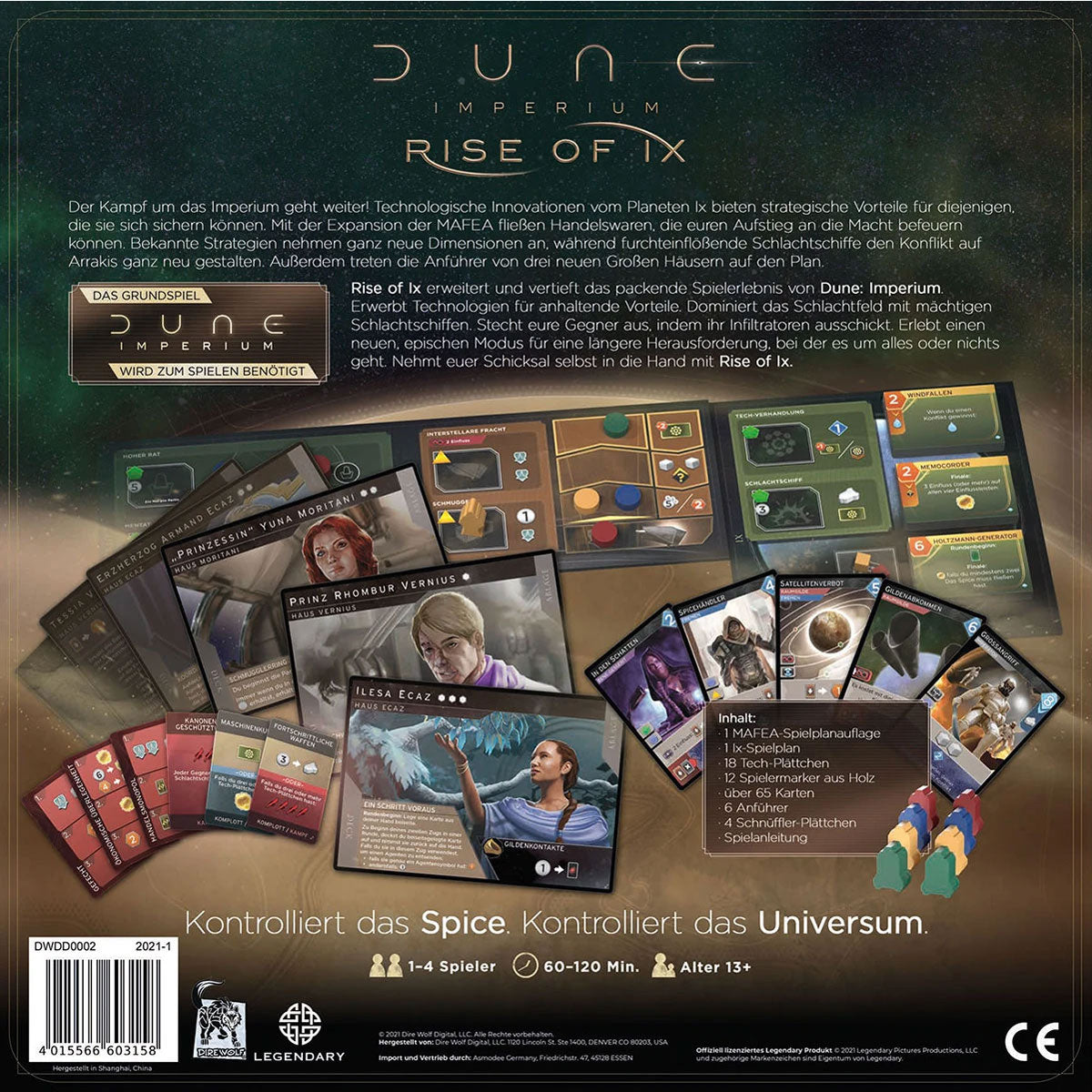 Dune: Imperium – Rise of Ix Rückseite