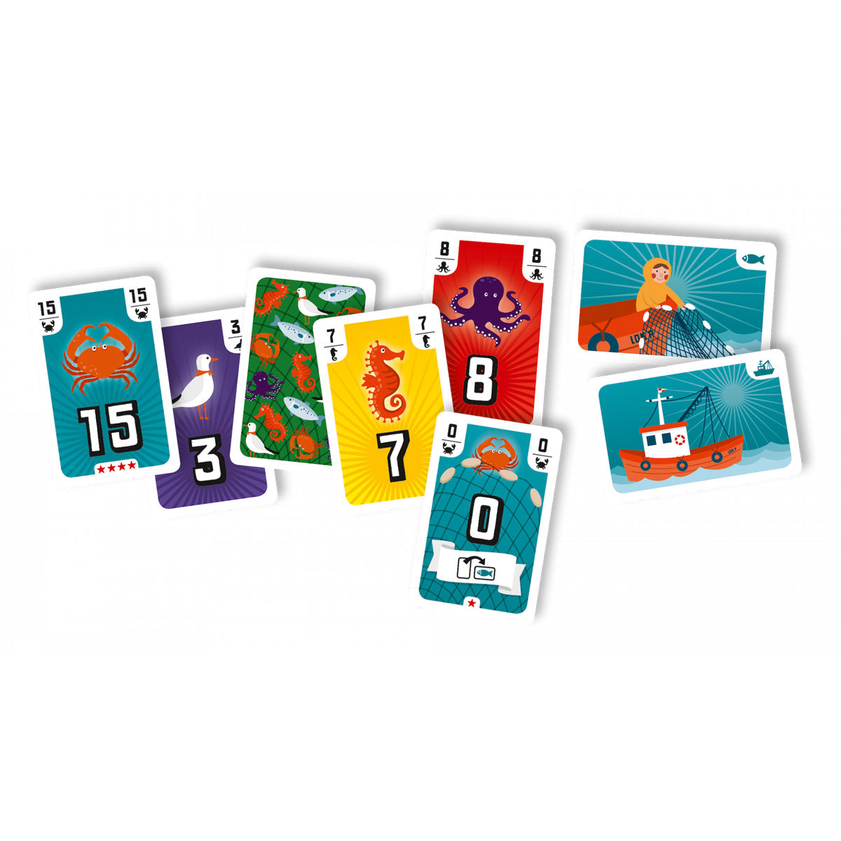 Fischen Spielkarten