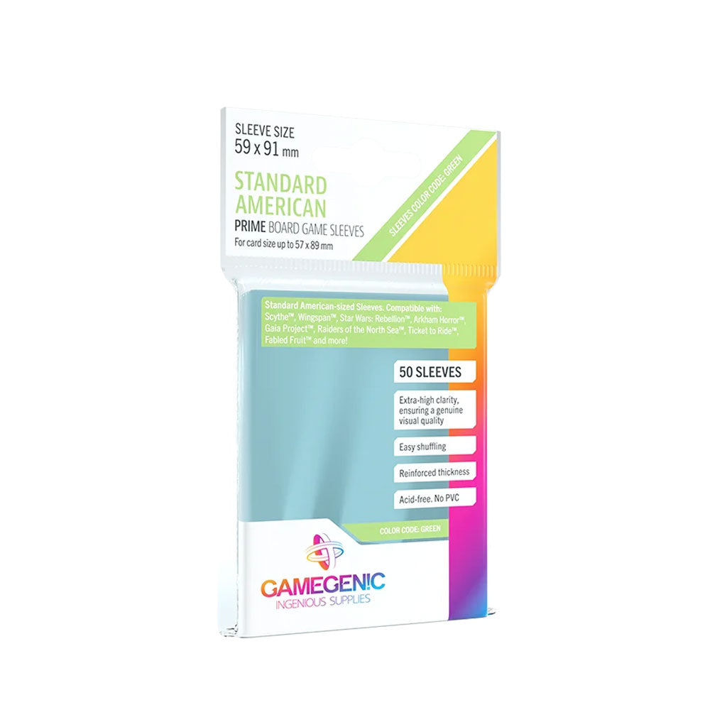 Gamegenic Prime Sleeves: GREEN