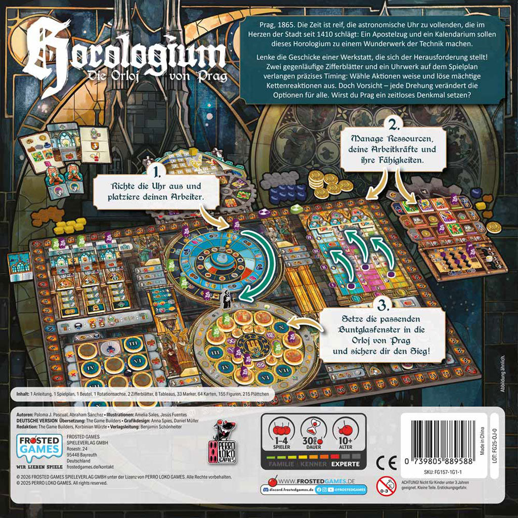 Horologium - Die Orloj von Prag Rückseite