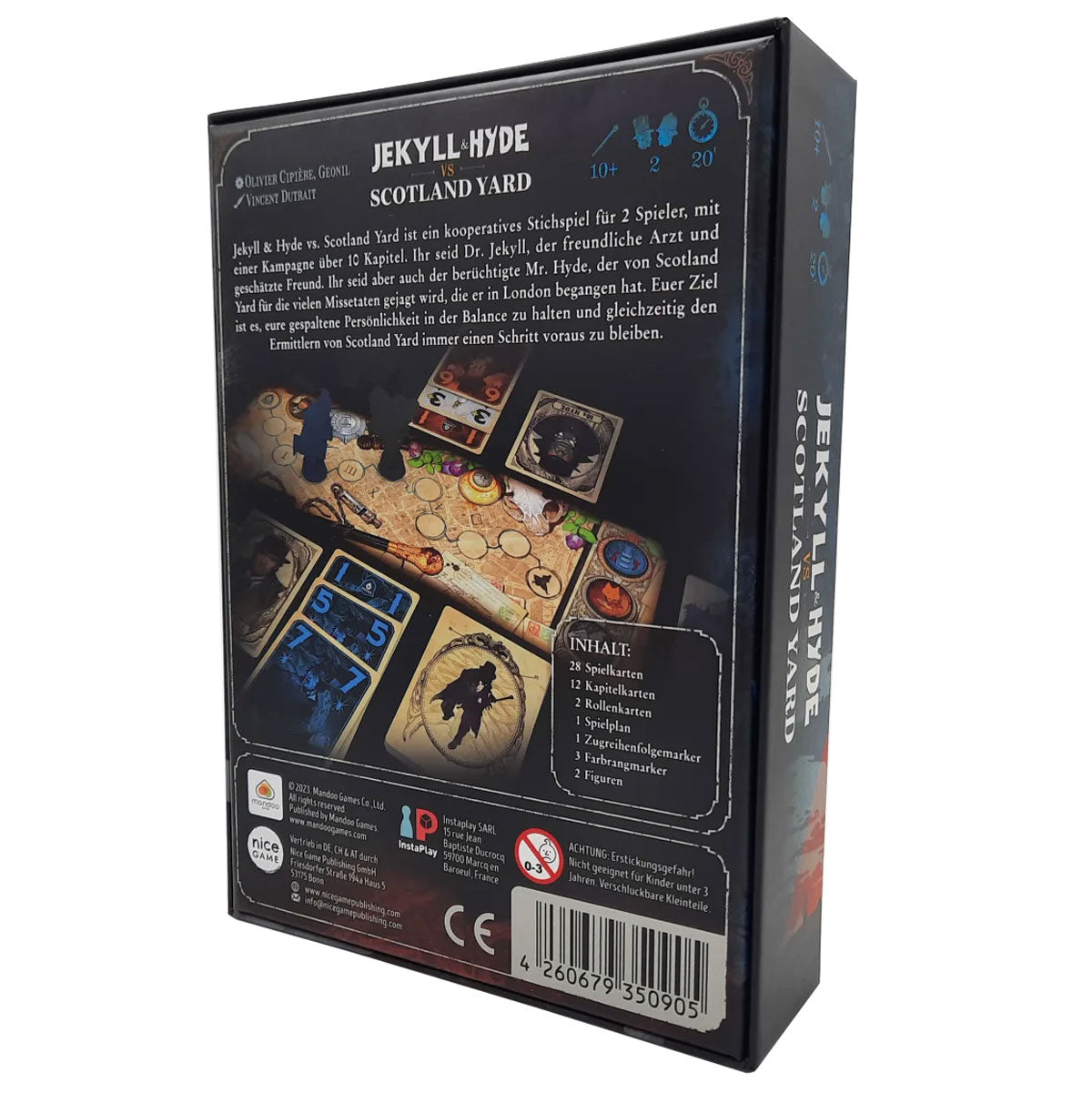Jekyll & Hyde vs. Scotland Yard Rückseite