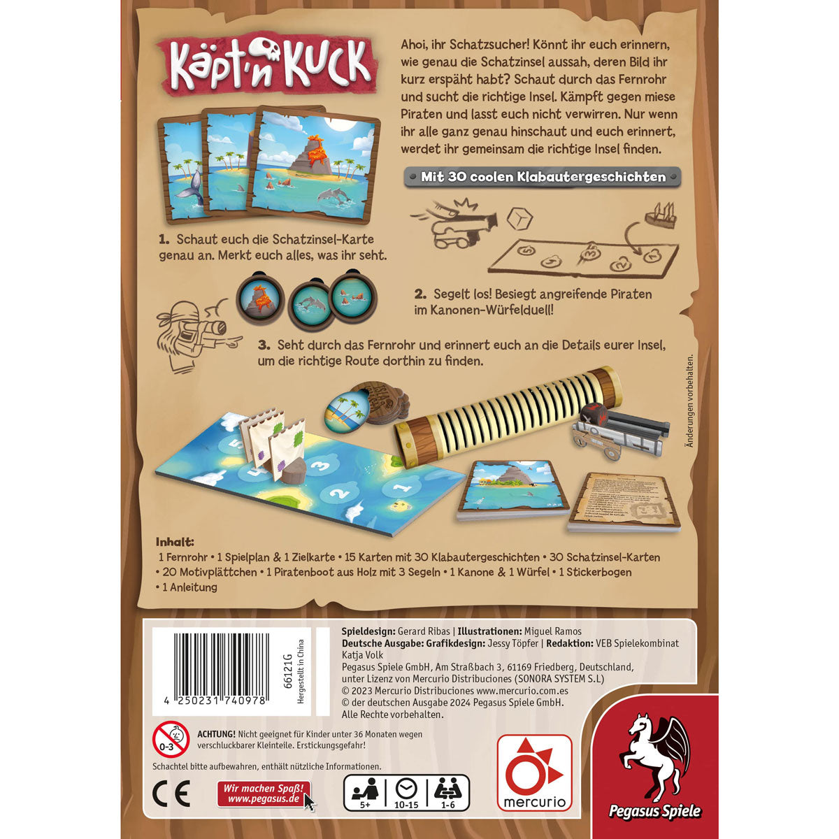 Käpt´n Kuck Rückseite