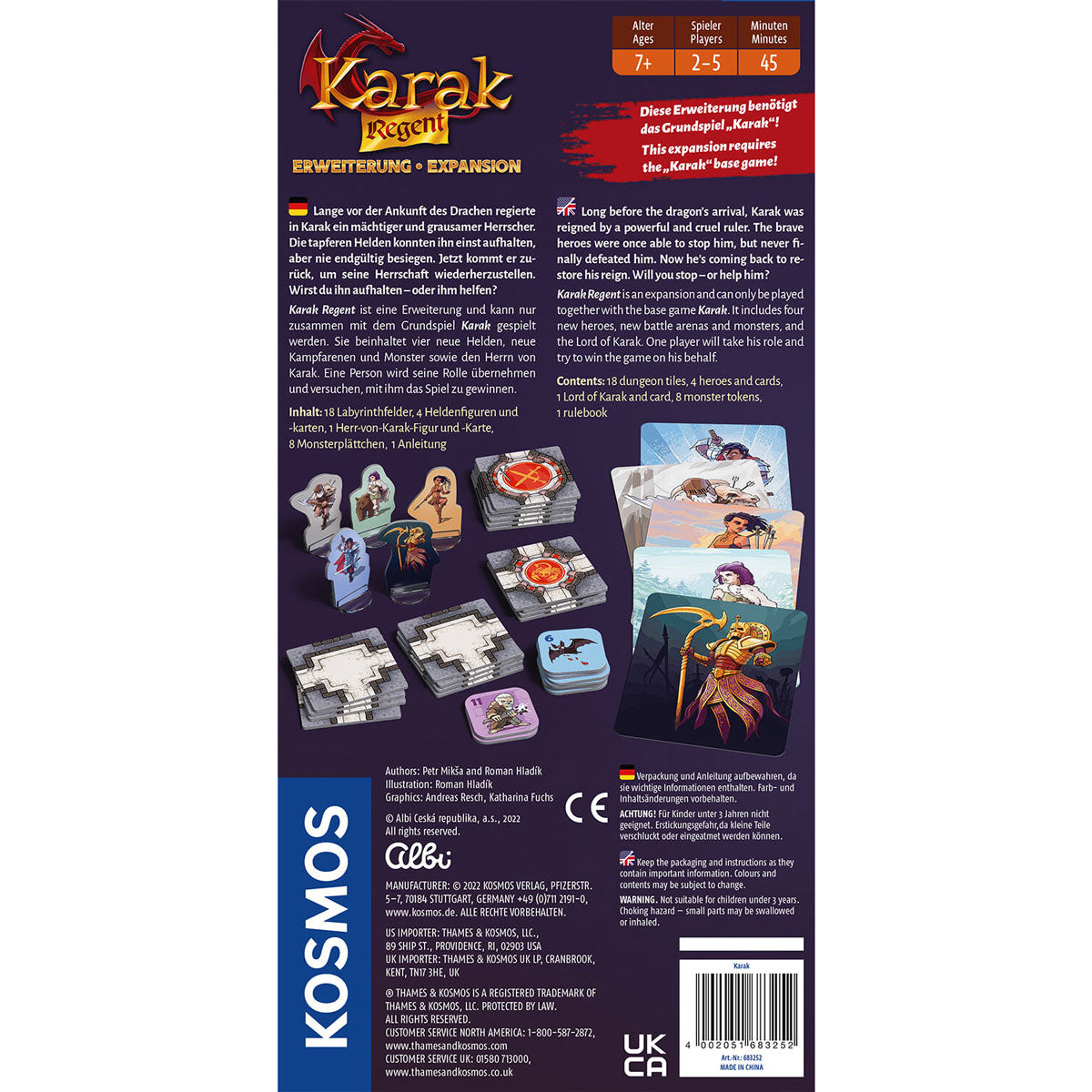 Karak: Regent Rückseite