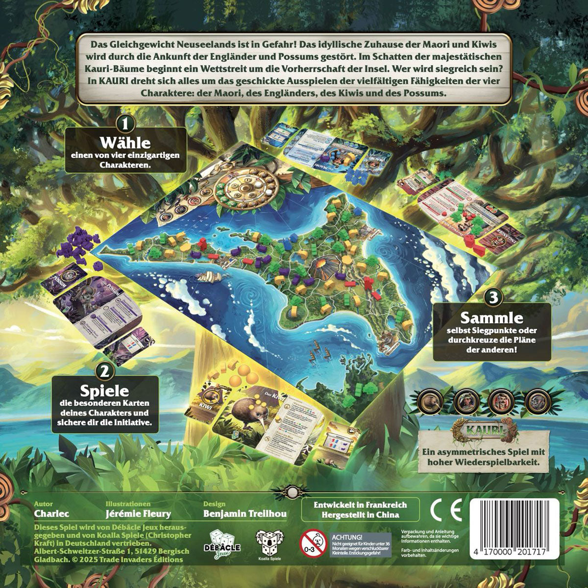 KAURI Rückseite