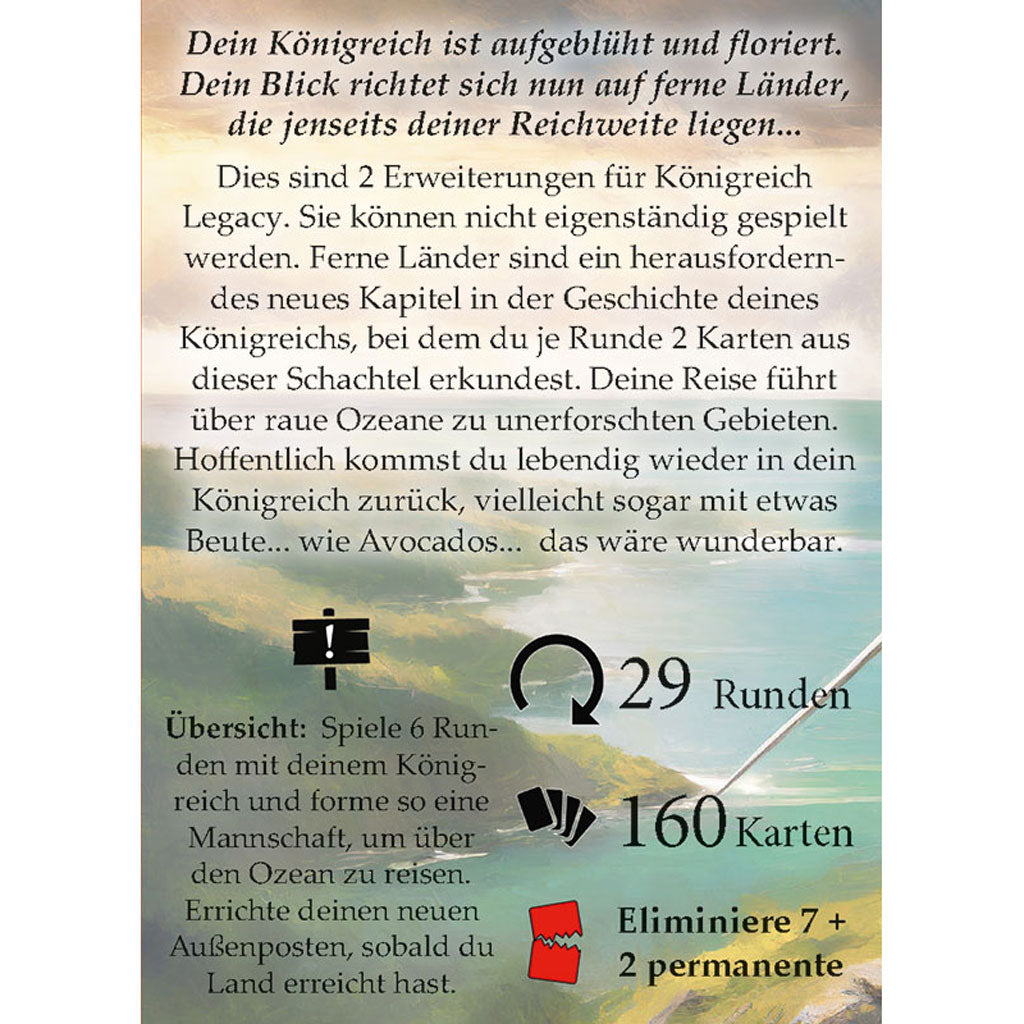 Königreich Legacy - Ferne Länder Rückseite