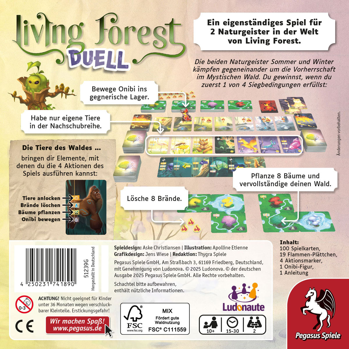 Living Forest Duell Rückseite