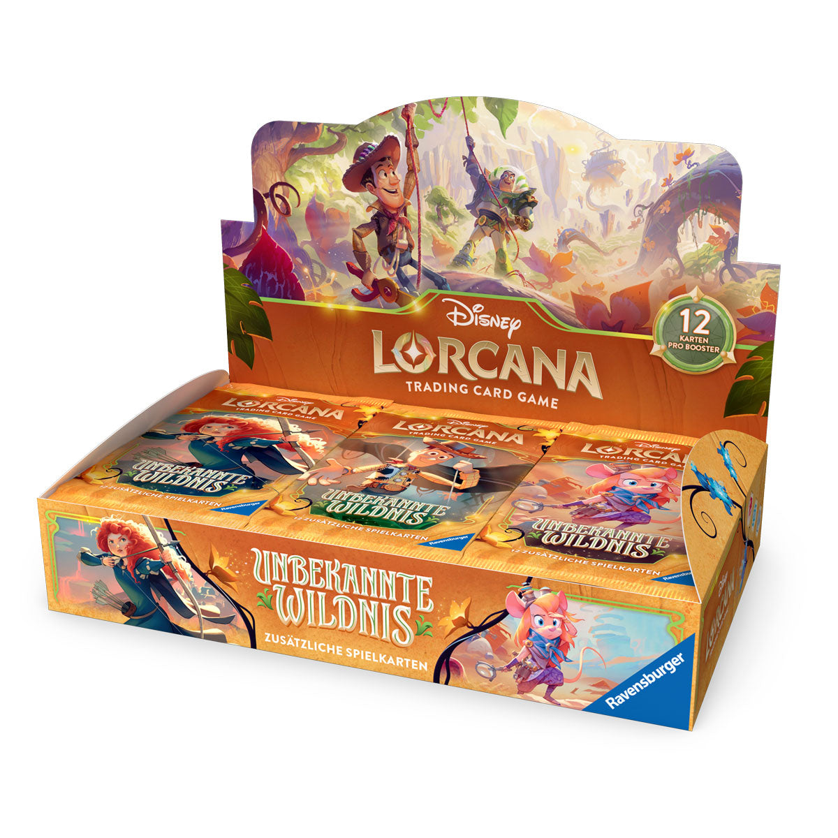 Disney Lorcana: Unbekannte Wildnis - Booster Display