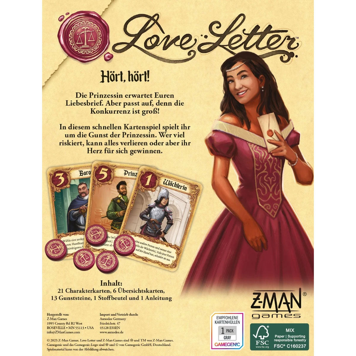 Love Letter Rückseite