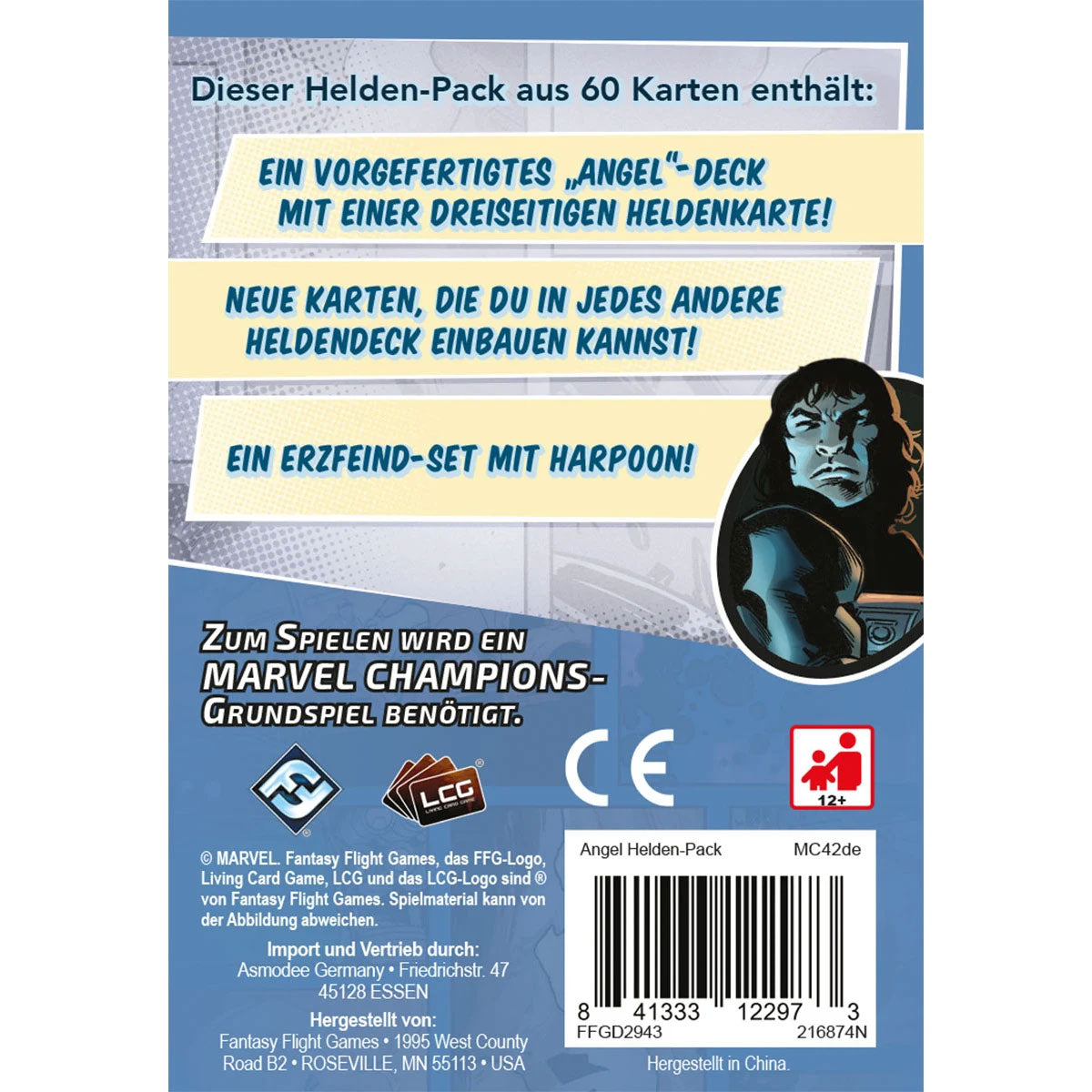 Marvel Champions: Das Kartenspiel - Angel Rückseite