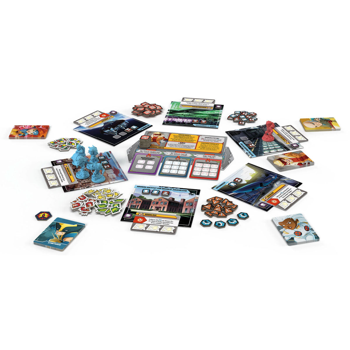 Marvel United: X-Men Spielmaterial