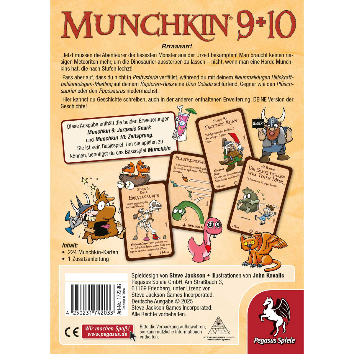 Munchkin 9+10 Rückseite