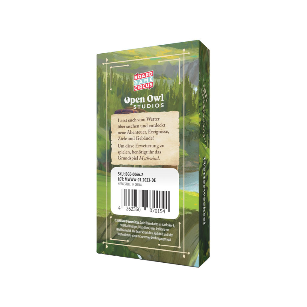 Mythwind: Wetterwechsel Rückseite