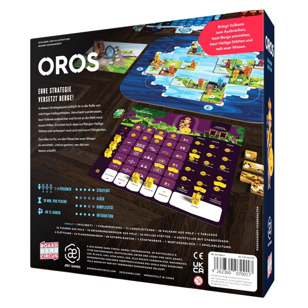 Oros Rückseite