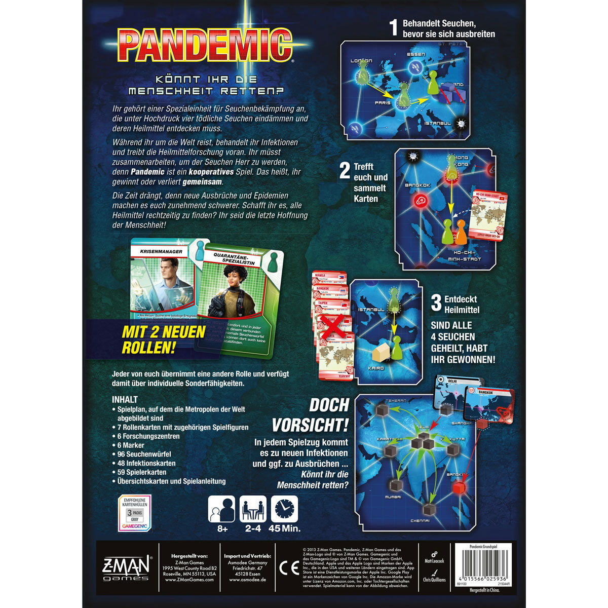 Pandemic Rückseite