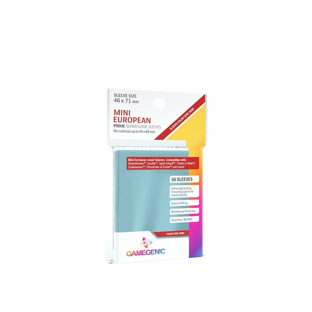 Gamegenic Prime Sleeves: RUBY (46x71mm)