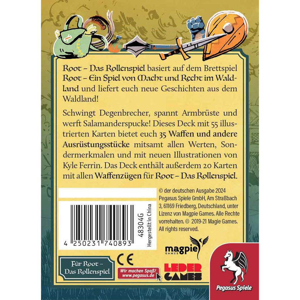 Root - Das Rollenspiel: Ausrüstungsdeck Rückseite