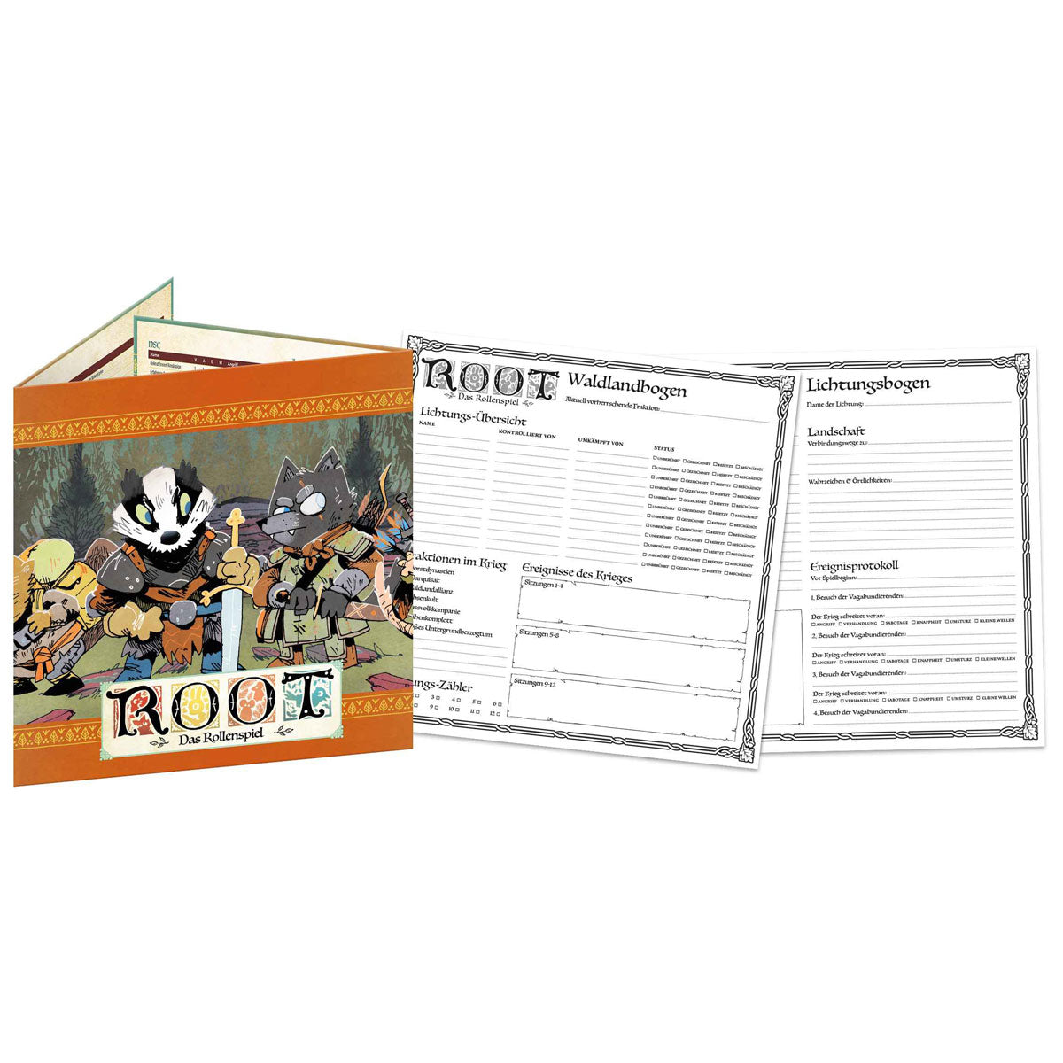 Root - Das Rollenspiel: Spielleitungsschirm-Set Detail