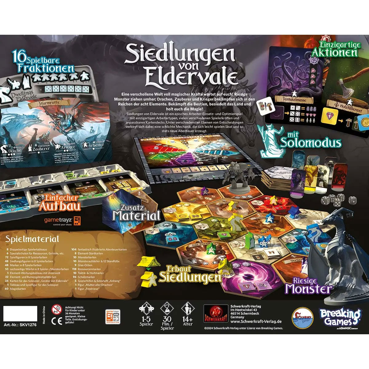 Siedlungen von Eldervale Rückseite