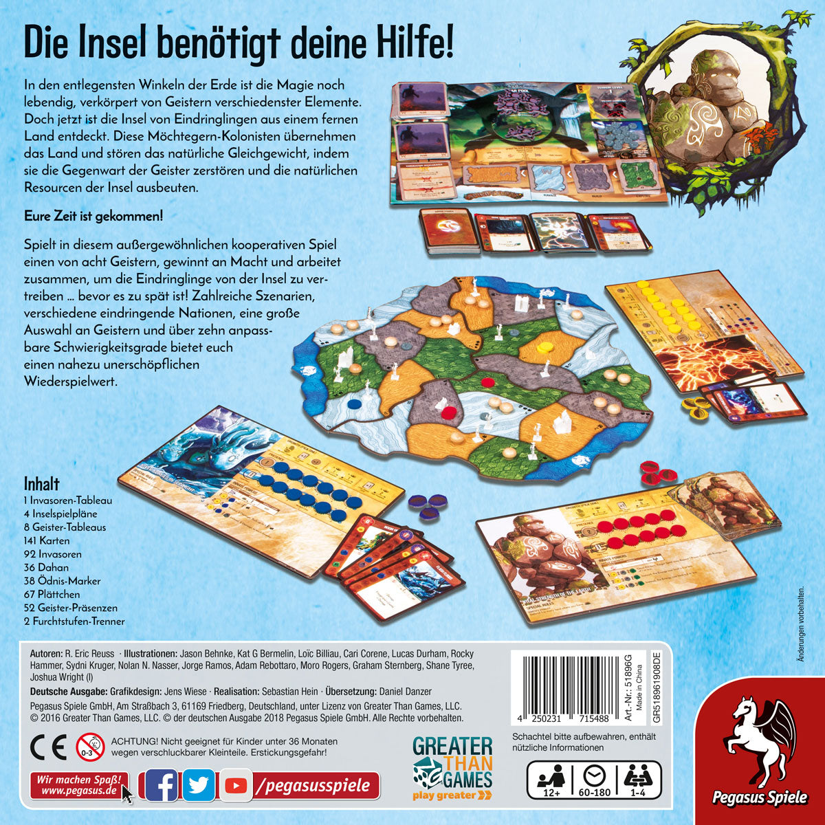 Spirit Island Rückseite
