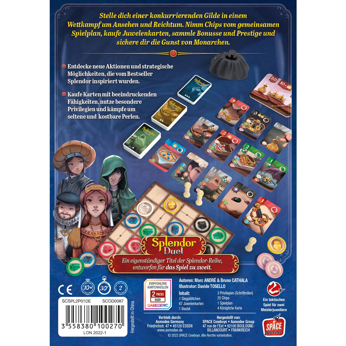 Splendor Duel Rückseite