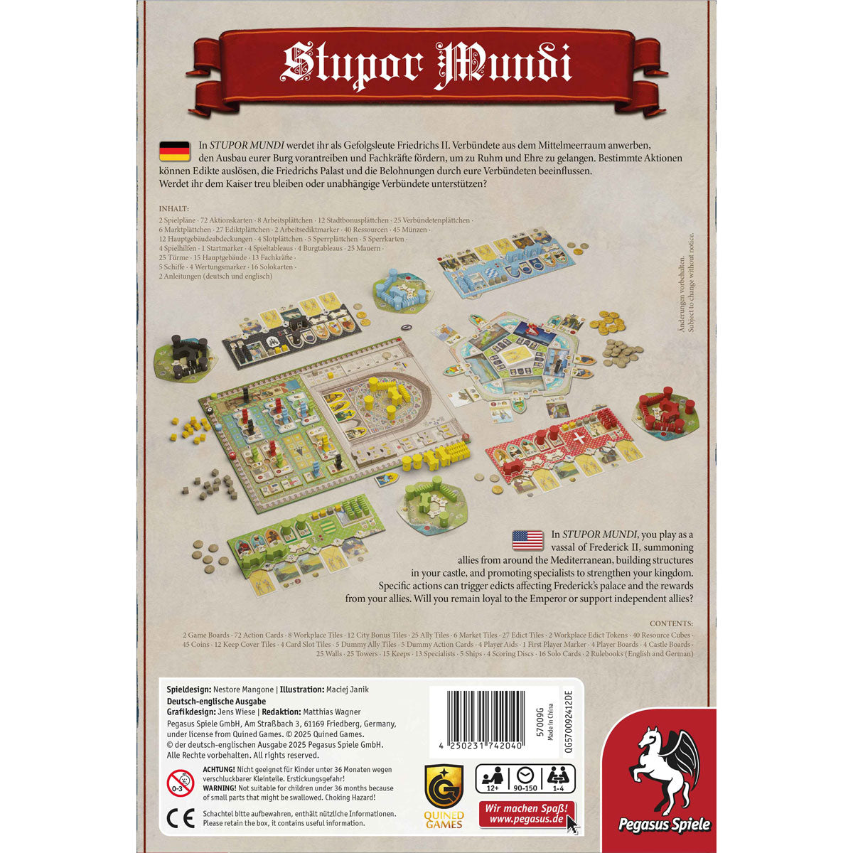 Stupor Mundi Rückseite
