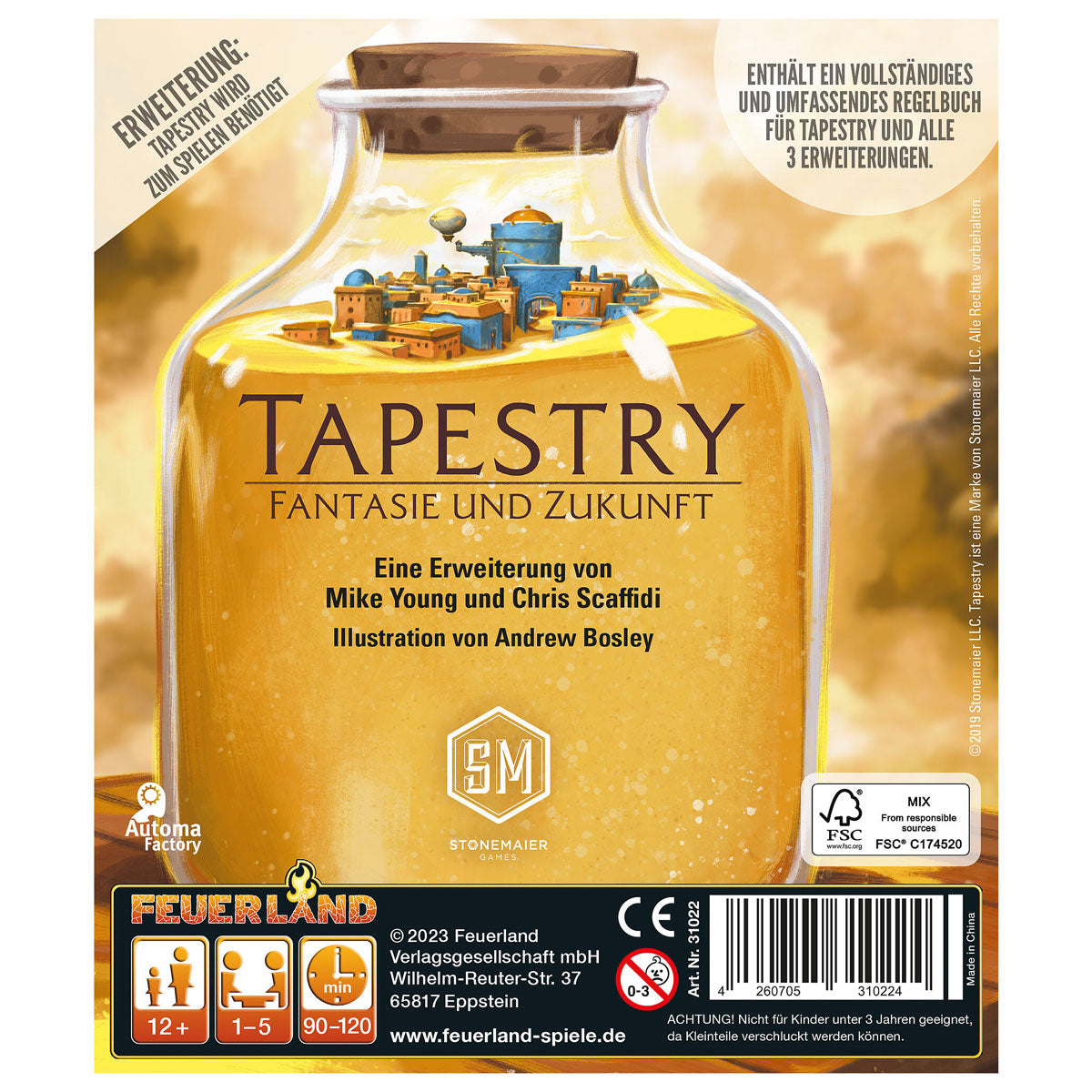 Tapestry: Fantasie und Zukunft (Erweiterung)