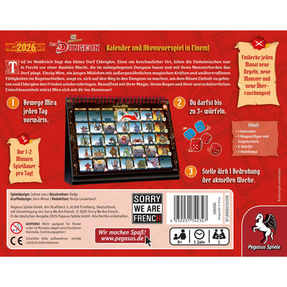 365 Abenteuer – Der Dungeon Rückseite