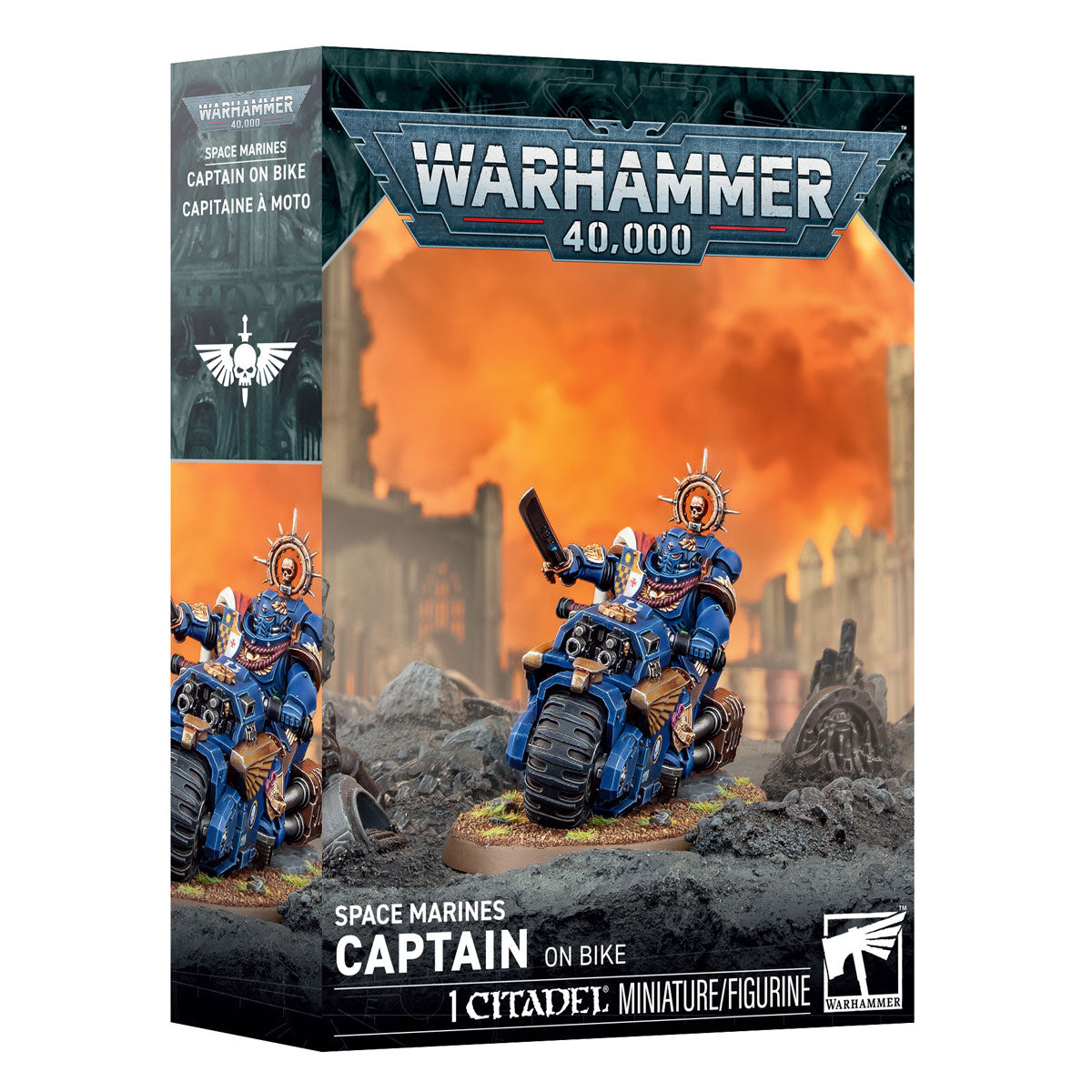Space Marines: Captain auf Bike (48-113)