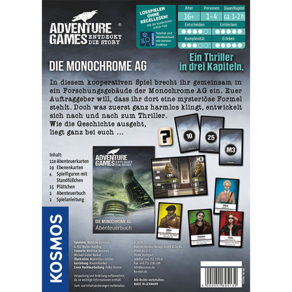 Adventure Games - Die Monochrome AG Rückseite