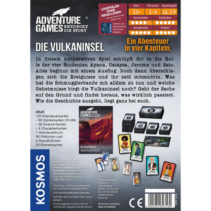 Adventure Games - Die Vulkaninsel Rückseite