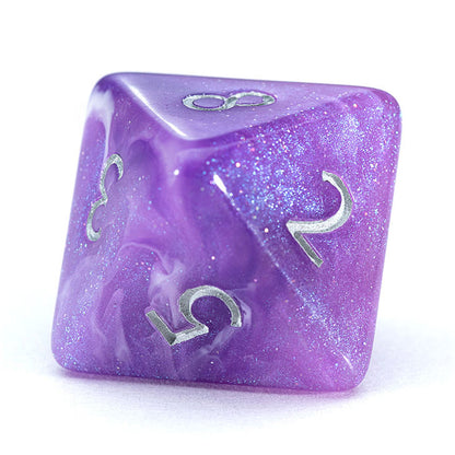 Aether Dice: Amethyst (Premium 7er Würfelset)