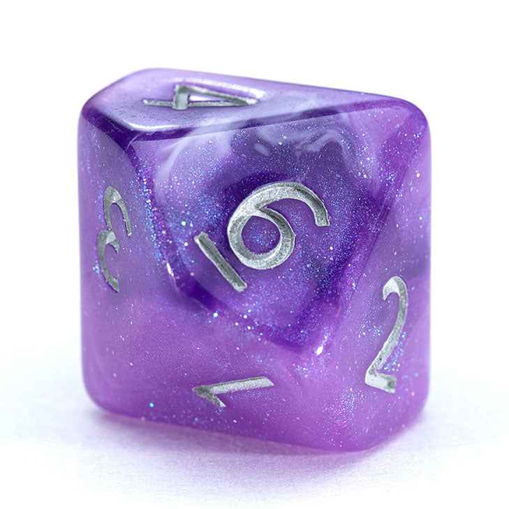 Aether Dice: Amethyst (Premium 7er Würfelset)