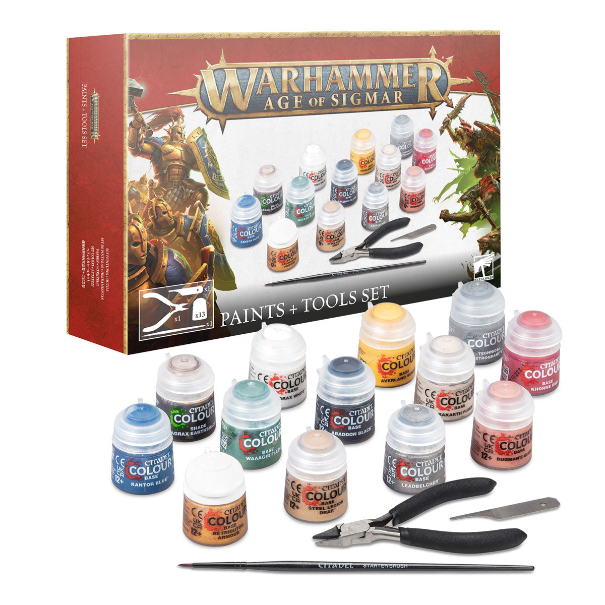 Age of Sigmar - Paints + Tools Set (80-17)