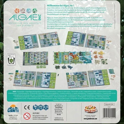 Algae, Inc. Rückseite