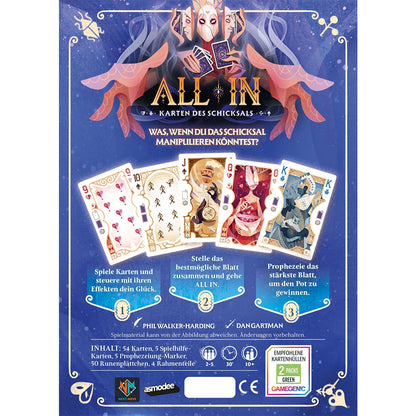 All In: Karten des Schicksals Rückseite
