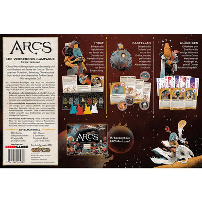 Arcs: Die Verderbnis-Kampagne Rückseite